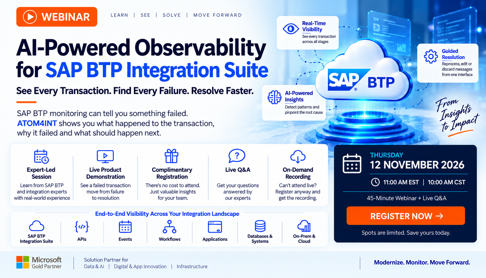 AI-Powered SAP BTP Observability Webinar